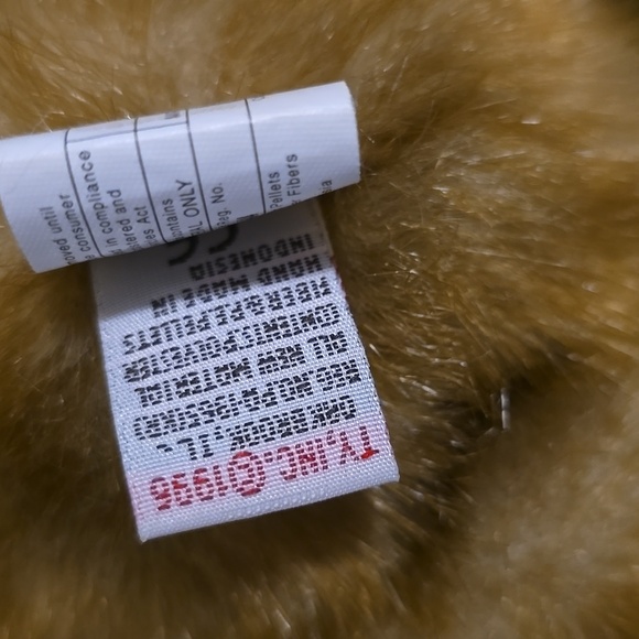 Vintage TY Beanie Baby Ginger 1996 Large Soft Plush Toy Teddy Bear with Tags - Picture 8 of 10